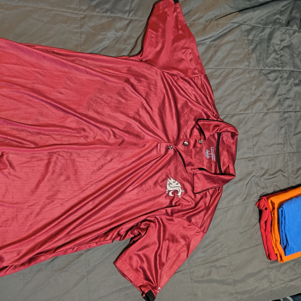 Champion Red Men's Polo Shirt